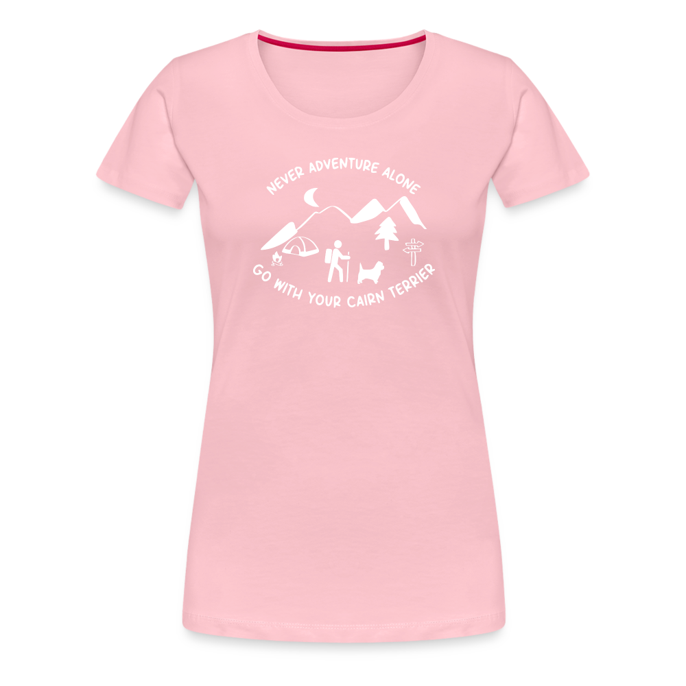Women’s Premium T-Shirt - Cairn Terrier - Abenteuer - Hellrosa