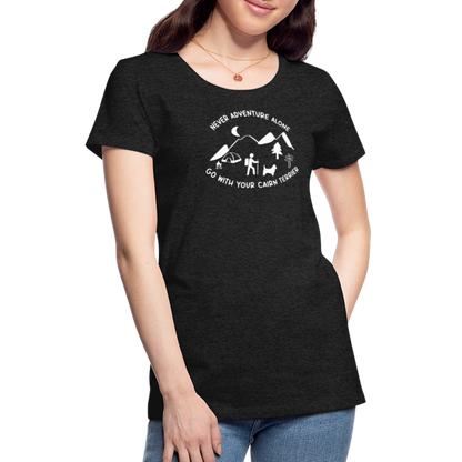 Women’s Premium T-Shirt - Cairn Terrier - Abenteuer - Anthrazit