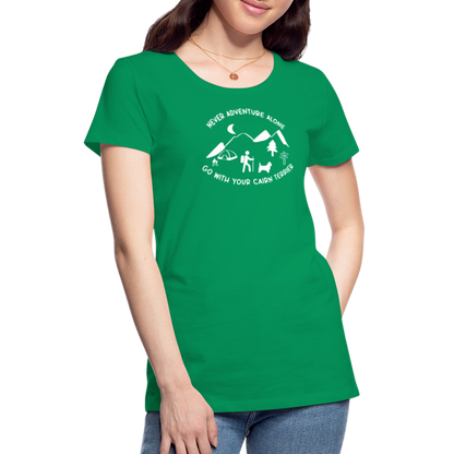 Women’s Premium T-Shirt - Cairn Terrier - Abenteuer - Kelly Green