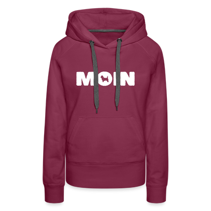 Frauen Premium Hoodie - Cairn Terrier - Moin - Bordeaux