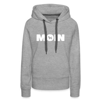 Frauen Premium Hoodie - Cairn Terrier - Moin - Grau meliert