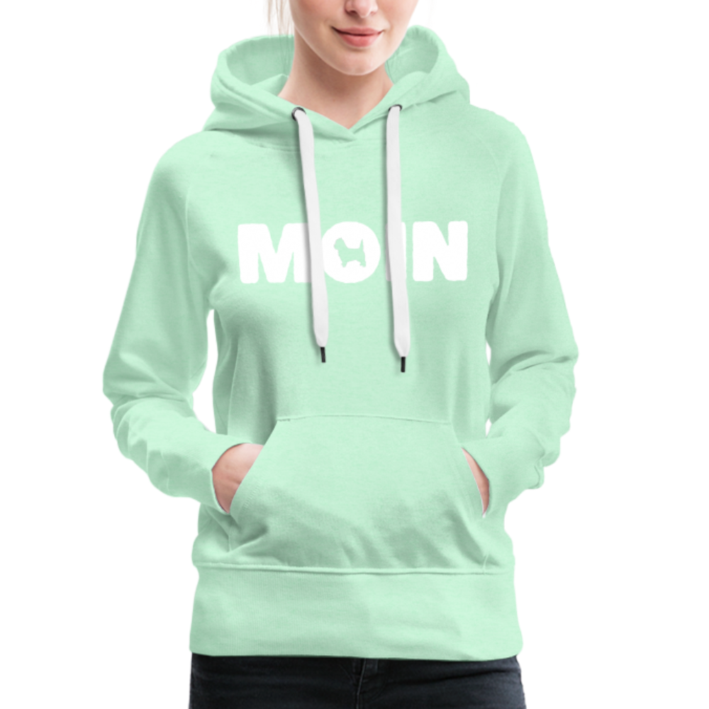 Frauen Premium Hoodie - Cairn Terrier - Moin - helles Mintgrün