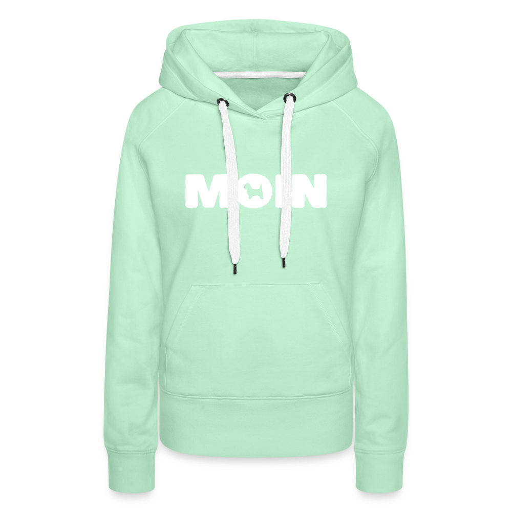 Frauen Premium Hoodie - Cairn Terrier - Moin - helles Mintgrün