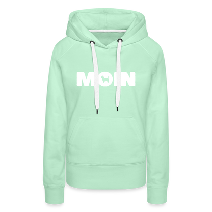 Frauen Premium Hoodie - Cairn Terrier - Moin - helles Mintgrün