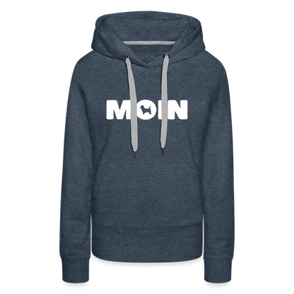 Frauen Premium Hoodie - Cairn Terrier - Moin - Jeansblau