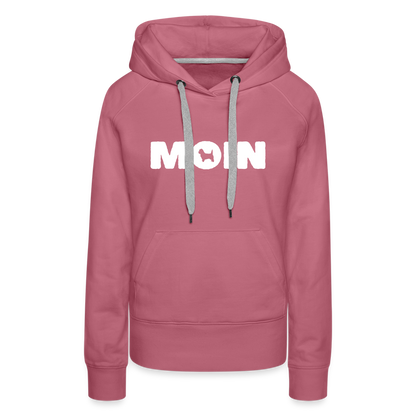 Frauen Premium Hoodie - Cairn Terrier - Moin - Malve