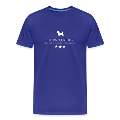 Männer Premium T-Shirt - Cairn Terrier - Agile, alert, of workmanlike... - Königsblau
