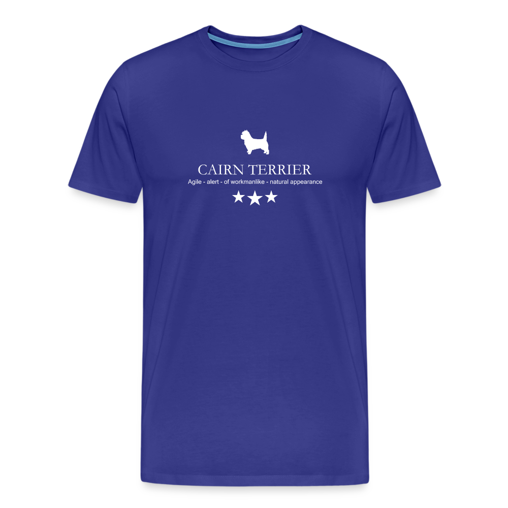 Männer Premium T-Shirt - Cairn Terrier - Agile, alert, of workmanlike... - Königsblau