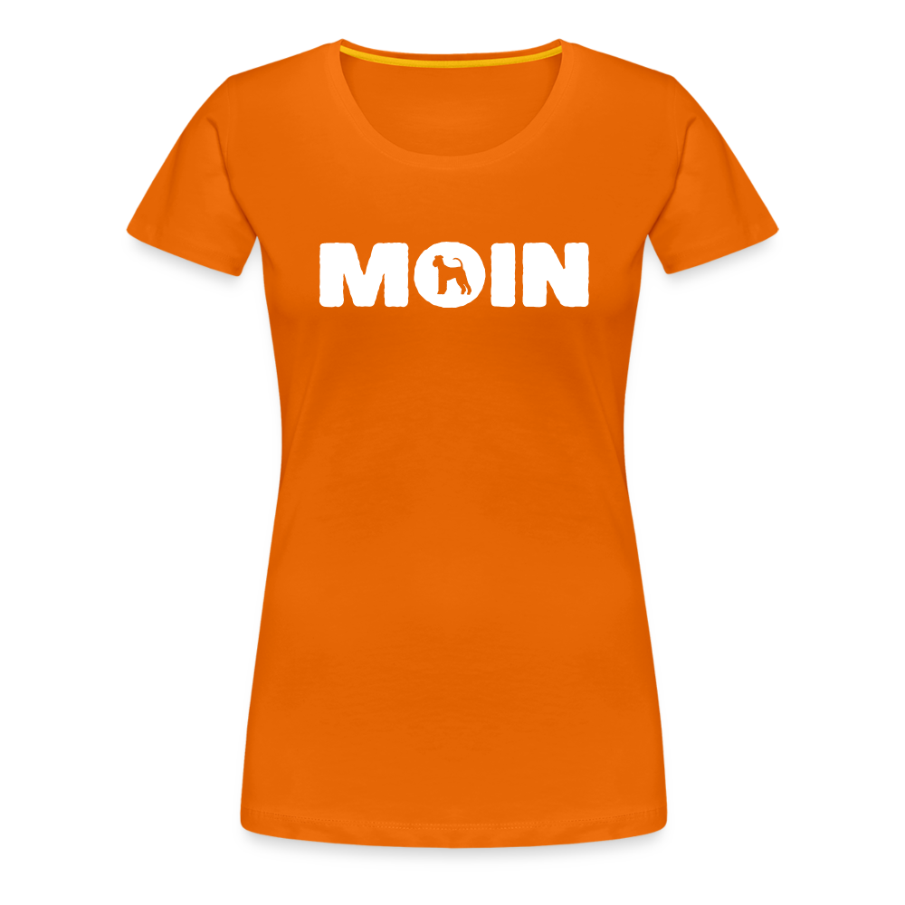 Women’s Premium T-Shirt - Airedale Terrier - Moin - Orange