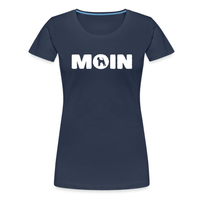 Women’s Premium T-Shirt - Airedale Terrier - Moin - Navy