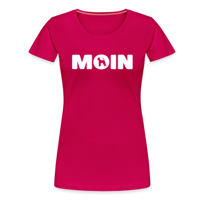 Women’s Premium T-Shirt - Airedale Terrier - Moin - dunkles Pink