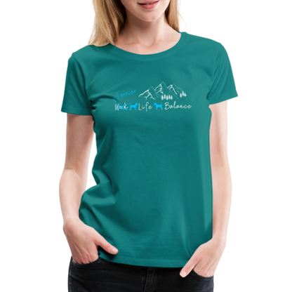 Women’s Premium T-Shirt - (Irish) Terrier Life Balance - Divablau