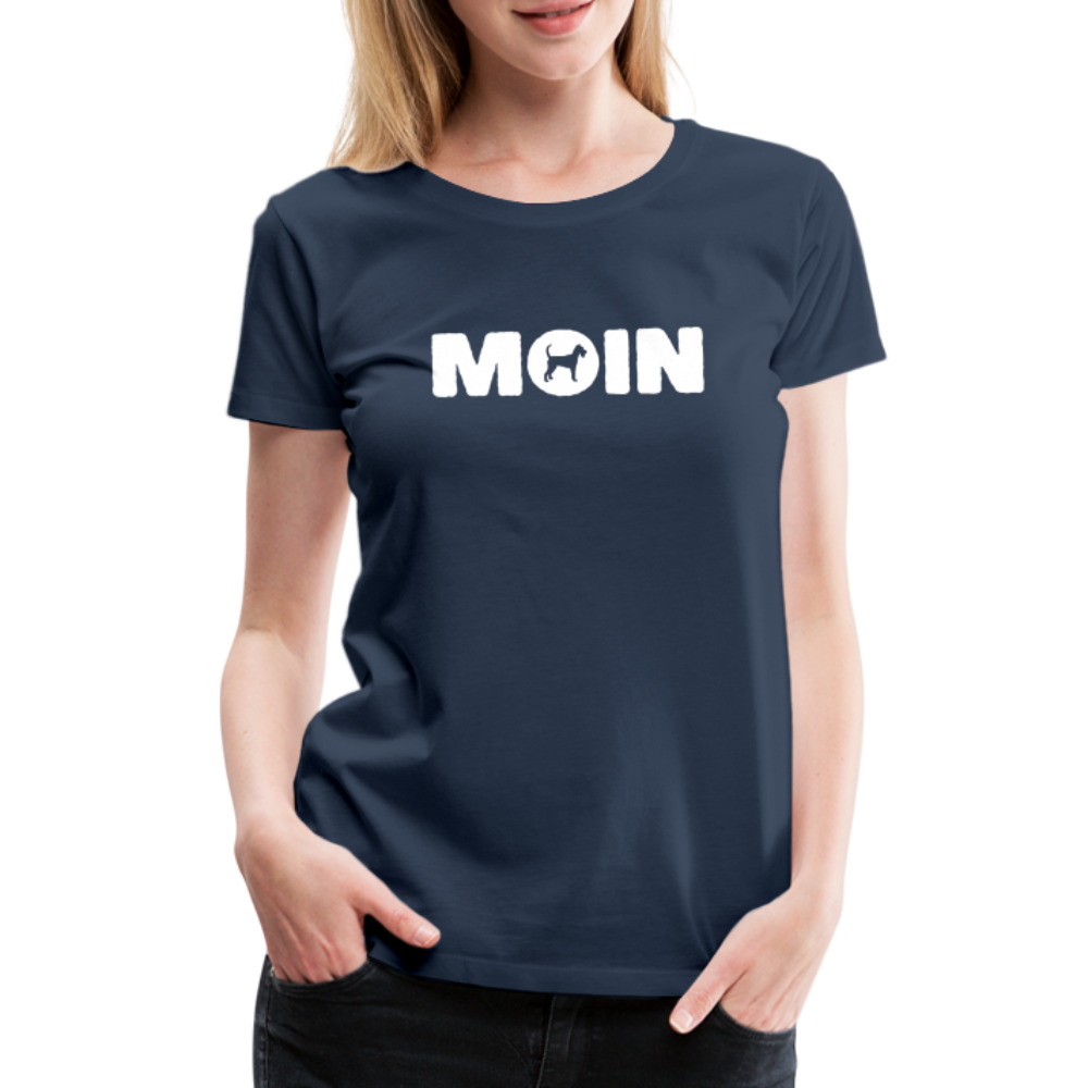 Women’s Premium T-Shirt - Irish Terrier - Moin - Navy