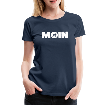 Women’s Premium T-Shirt - Irish Terrier - Moin - Navy
