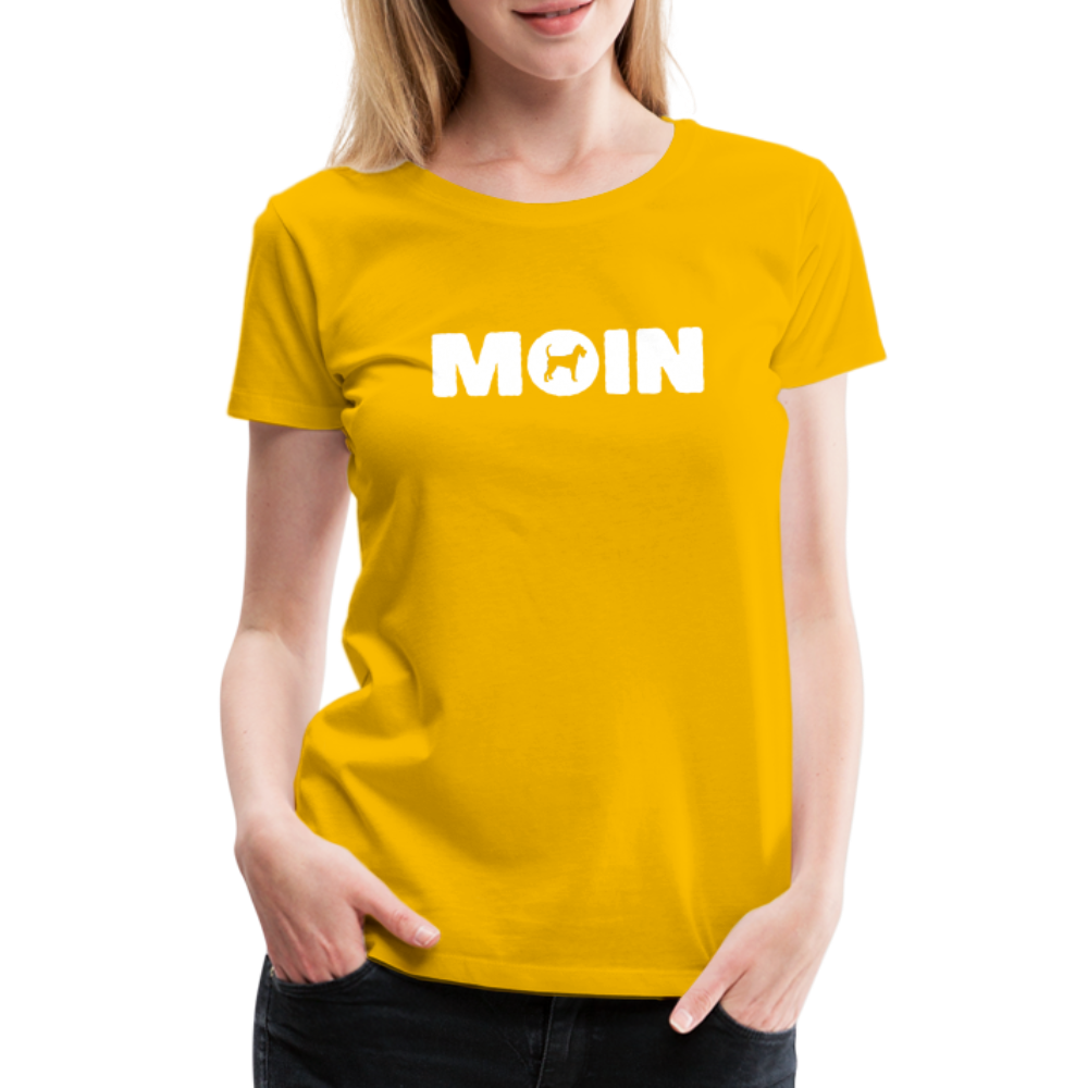 Women’s Premium T-Shirt - Irish Terrier - Moin - Sonnengelb