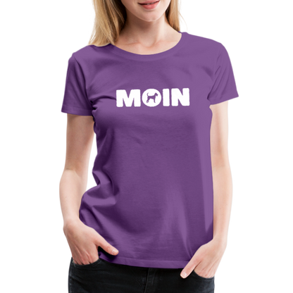 Women’s Premium T-Shirt - Irish Terrier - Moin - Lila