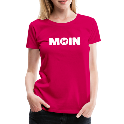 Women’s Premium T-Shirt - Irish Terrier - Moin - dunkles Pink