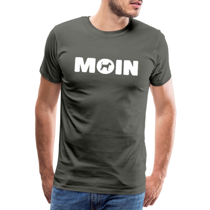 Männer Premium T-Shirt - Irish Terrier - Moin - Asphalt