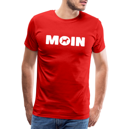 Männer Premium T-Shirt - Irish Terrier - Moin - Rot