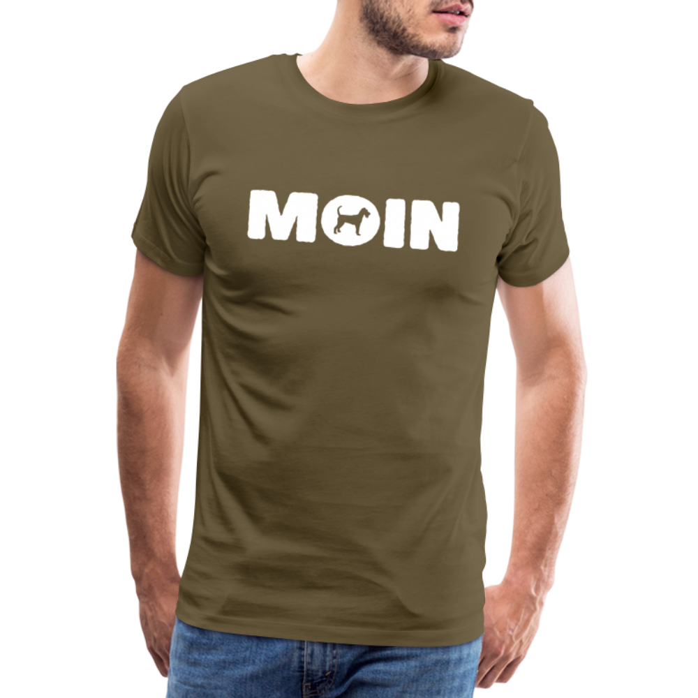 Männer Premium T-Shirt - Irish Terrier - Moin - Khaki