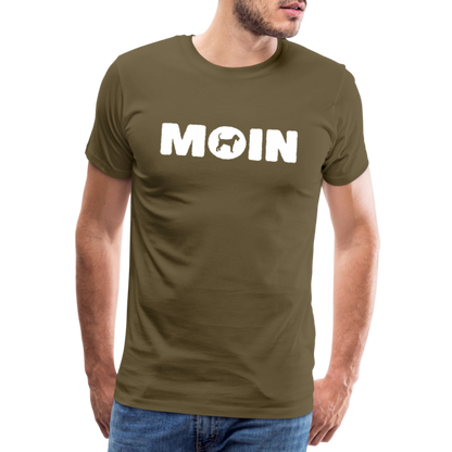 Männer Premium T-Shirt - Irish Terrier - Moin - Khaki