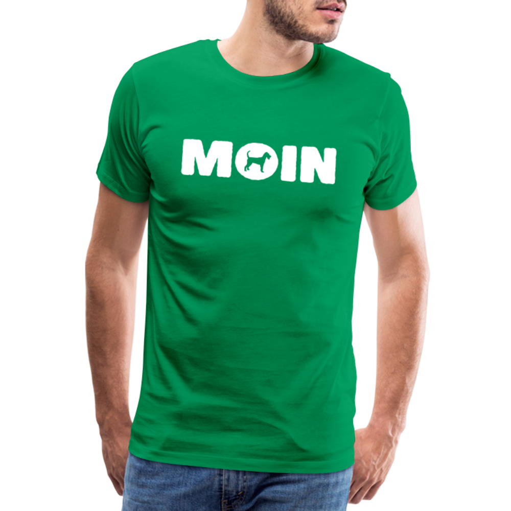 Männer Premium T-Shirt - Irish Terrier - Moin - Kelly Green