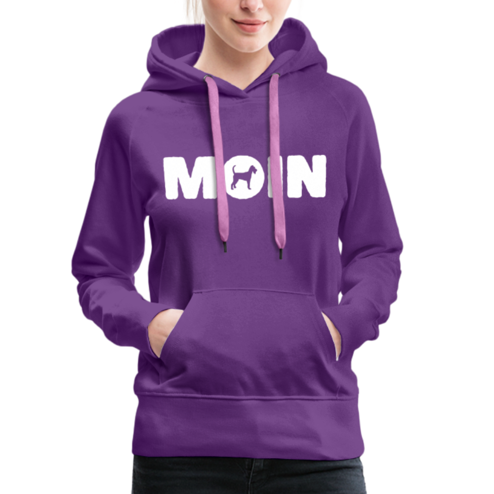 Frauen Premium Hoodie - Irish Terrier - Moin - Purple