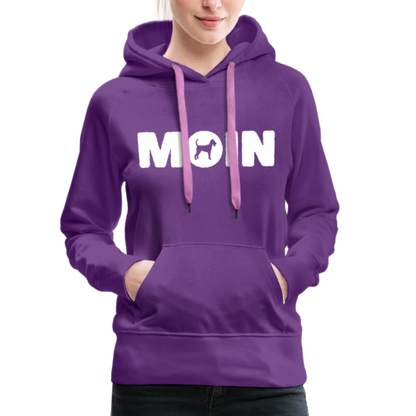 Frauen Premium Hoodie - Irish Terrier - Moin - Purple
