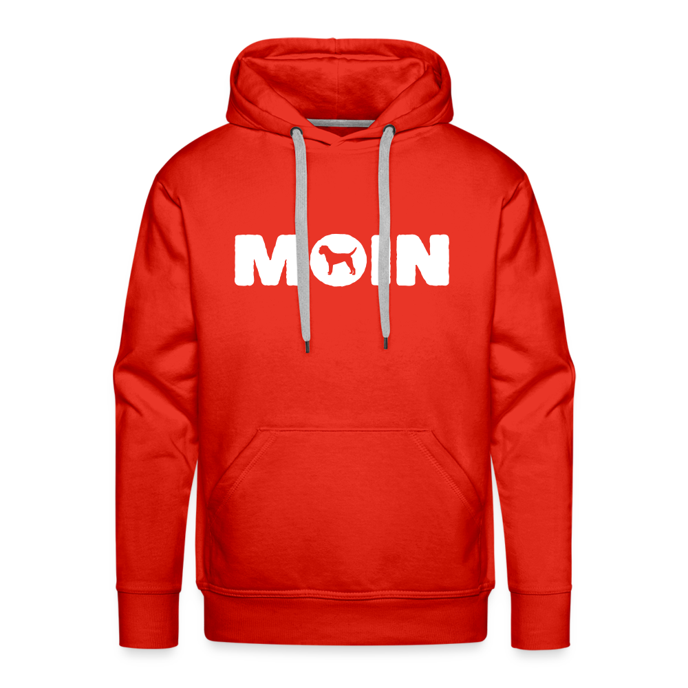 Men’s Premium Hoodie - Border Terrier - Moin - Rot