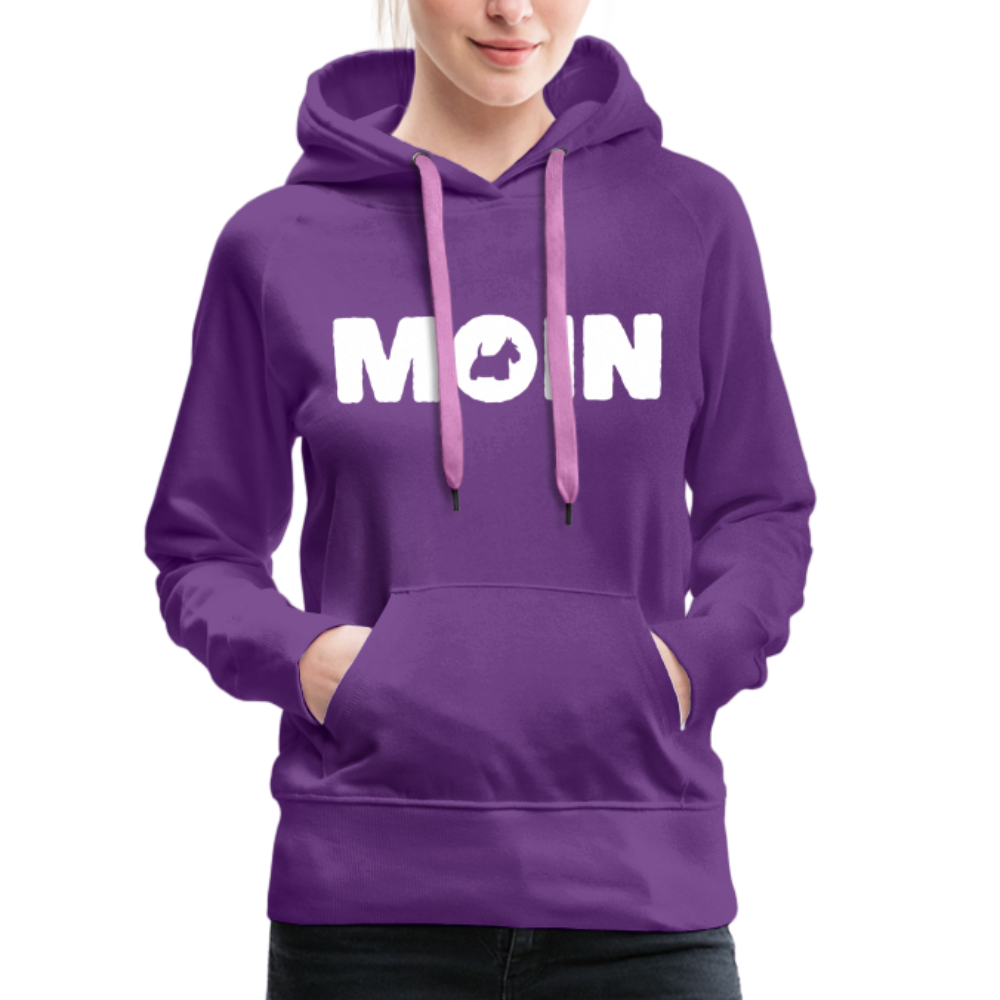 Frauen Premium Hoodie - Scottish Terrier - Moin - Purple