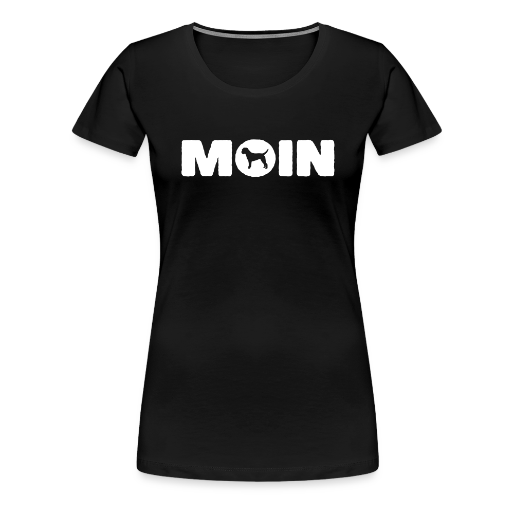 Women’s Premium T-Shirt - Border Terrier - Moin - Schwarz