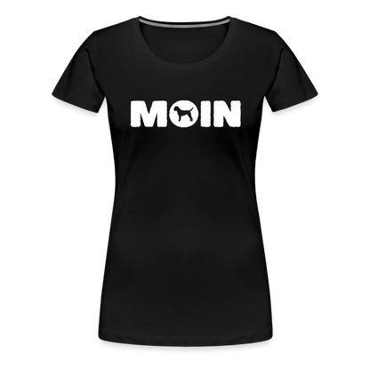 Women’s Premium T-Shirt - Border Terrier - Moin - Schwarz