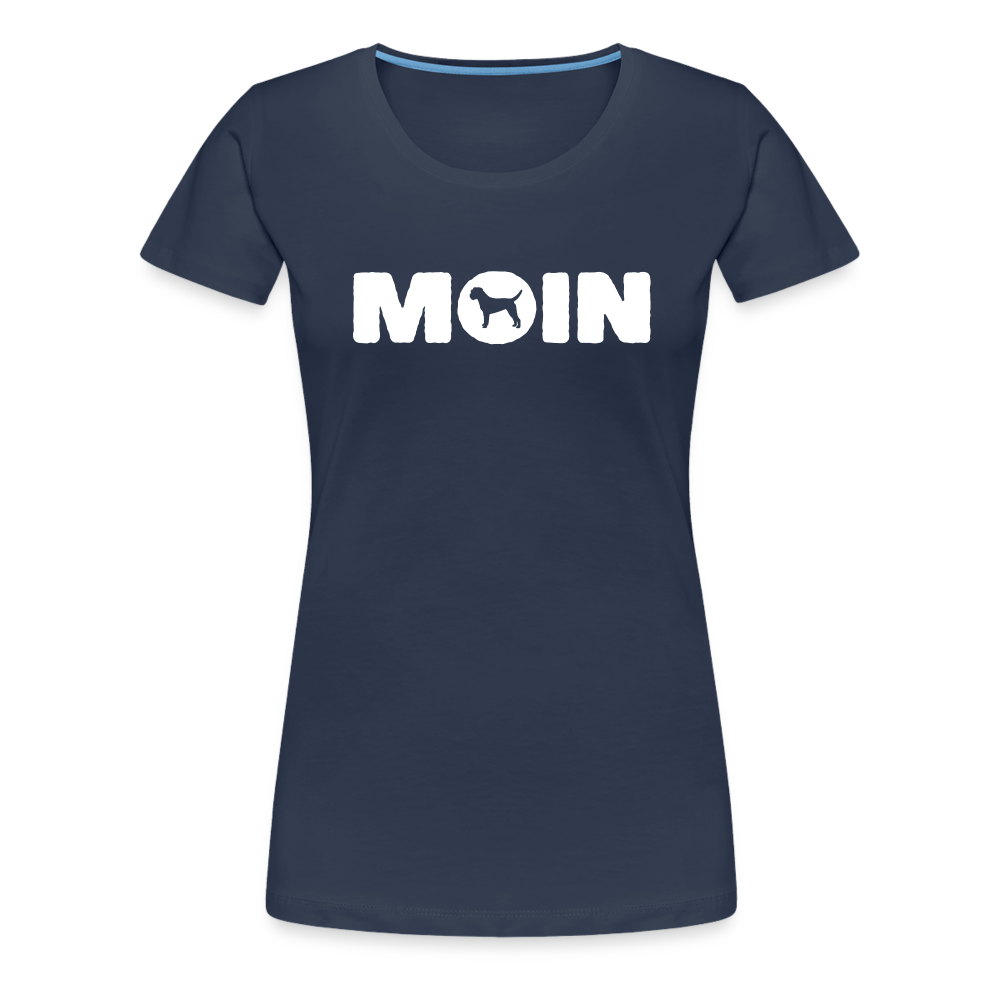 Women’s Premium T-Shirt - Border Terrier - Moin - Navy