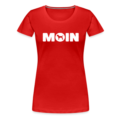 Women’s Premium T-Shirt - Border Terrier - Moin - Rot