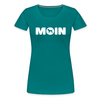 Women’s Premium T-Shirt - Border Terrier - Moin - Divablau