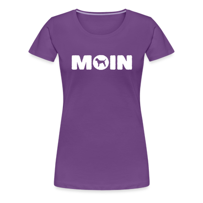 Women’s Premium T-Shirt - Border Terrier - Moin - Lila