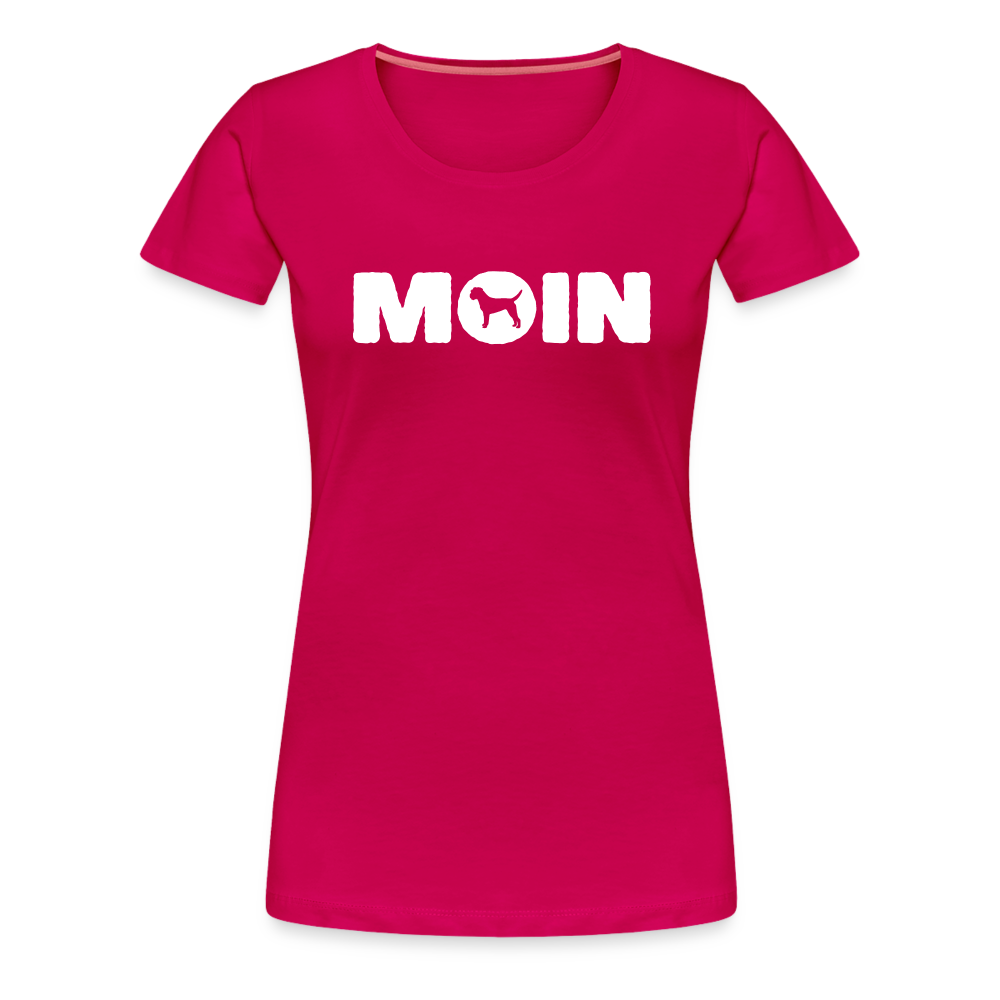 Women’s Premium T-Shirt - Border Terrier - Moin - dunkles Pink