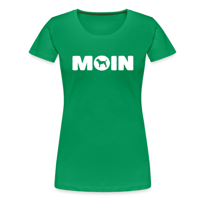 Women’s Premium T-Shirt - Border Terrier - Moin - Kelly Green