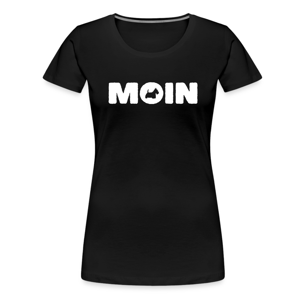 Women’s Premium T-Shirt - Scottish Terrier - Moin - Schwarz