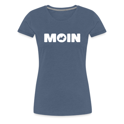 Women’s Premium T-Shirt - Scottish Terrier - Moin - Blau meliert