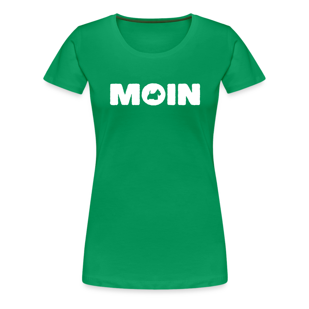 Women’s Premium T-Shirt - Scottish Terrier - Moin - Kelly Green