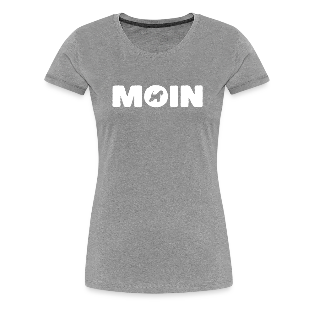 Women’s Premium T-Shirt - Irish Soft Coated Wheaten Terrier - Moin - Grau meliert