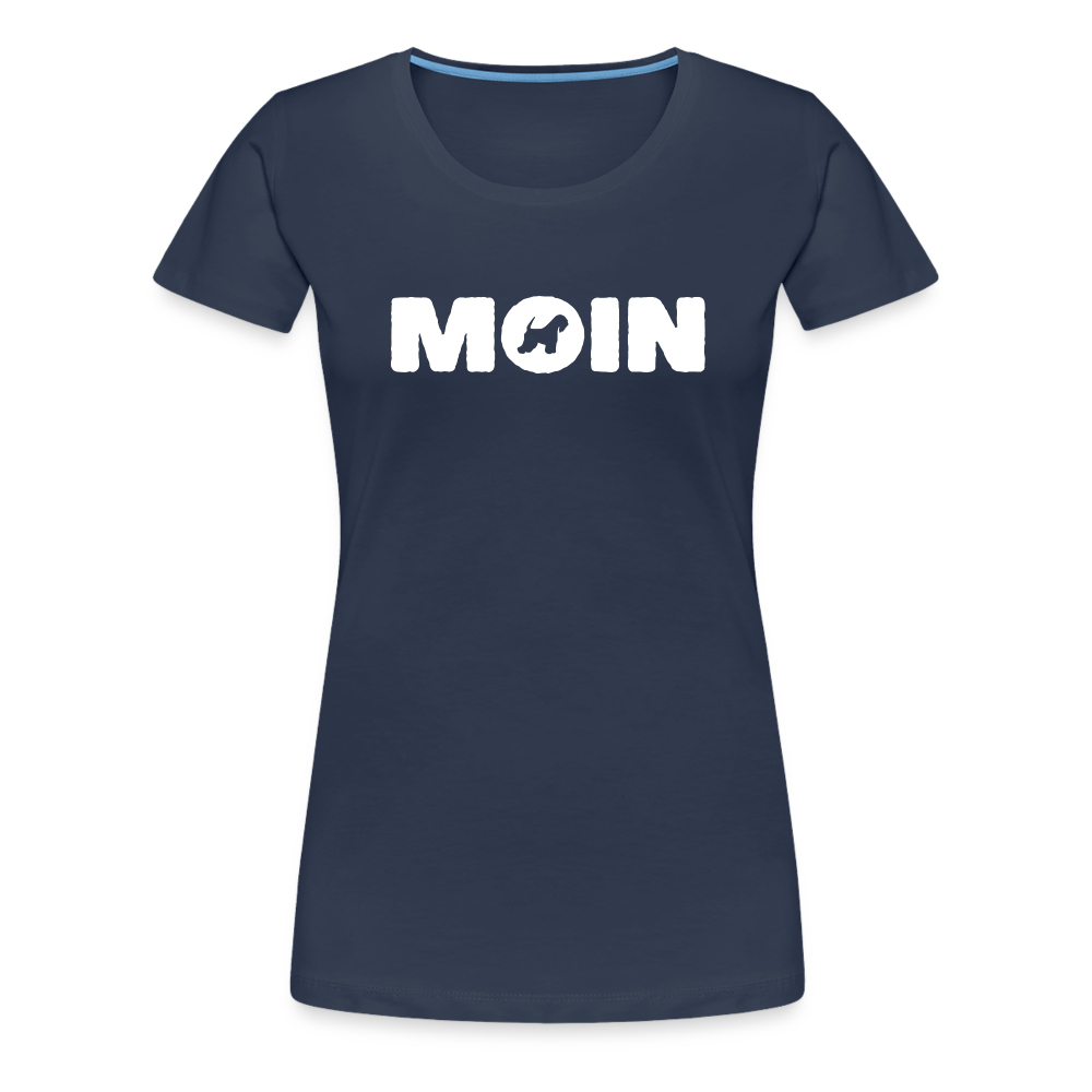 Women’s Premium T-Shirt - Irish Soft Coated Wheaten Terrier - Moin - Navy