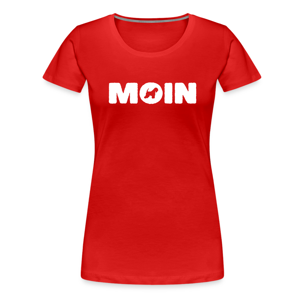 Women’s Premium T-Shirt - Irish Soft Coated Wheaten Terrier - Moin - Rot