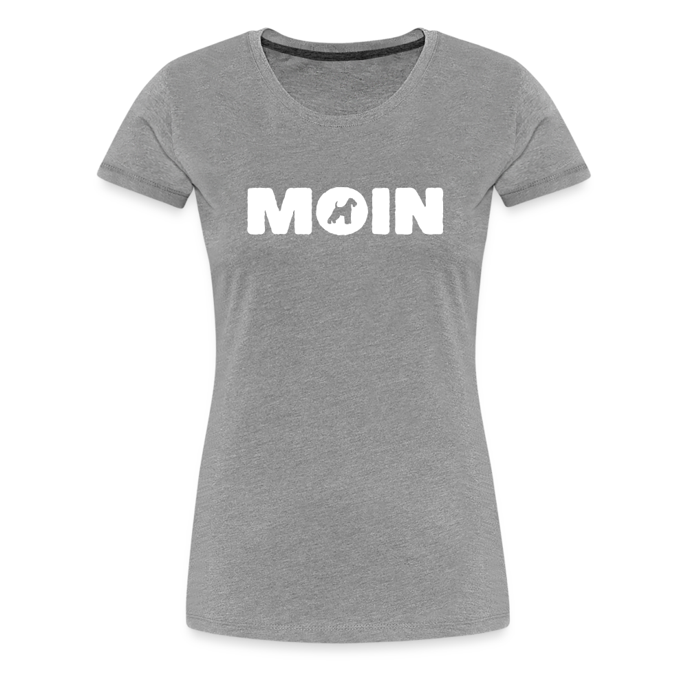 Women’s Premium T-Shirt - Welsh Terrier - Moin - Grau meliert