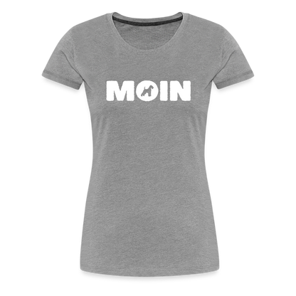 Women’s Premium T-Shirt - Welsh Terrier - Moin - Grau meliert