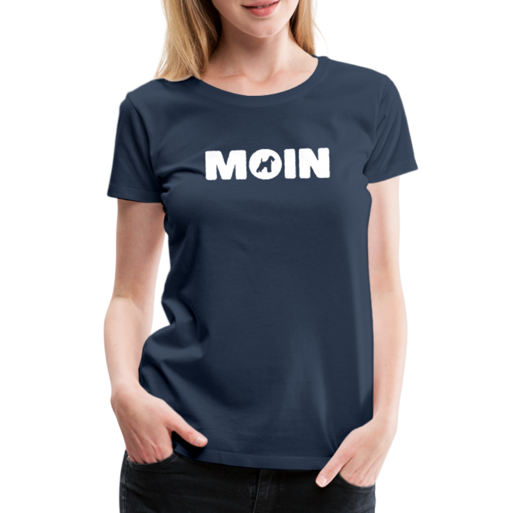 Women’s Premium T-Shirt - Welsh Terrier - Moin - Navy