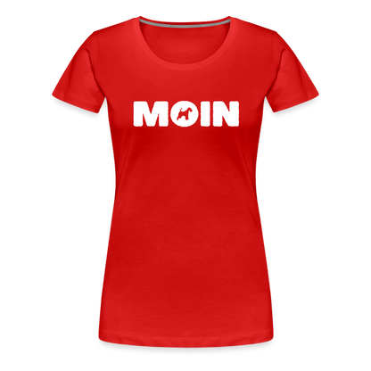 Women’s Premium T-Shirt - Drahthaar Foxterrier - Moin - Rot