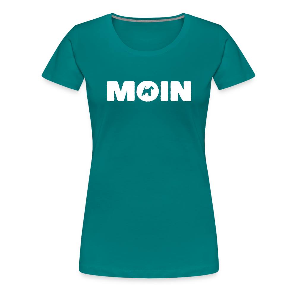 Women’s Premium T-Shirt - Drahthaar Foxterrier - Moin - Divablau
