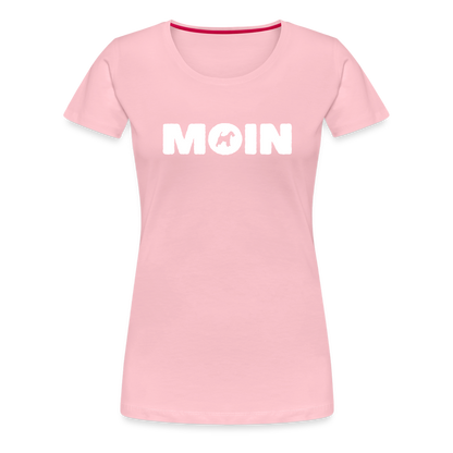Women’s Premium T-Shirt - Drahthaar Foxterrier - Moin - Hellrosa